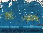 Chiazze di Rifiuti  nell'Atlantico